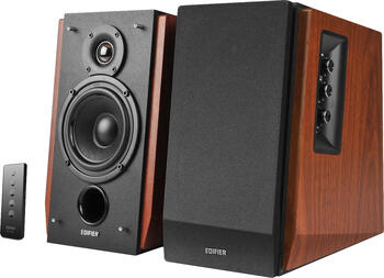 Edifier Studio R1700BT Kompaktlautsprecher 2x 33W, Bluetooth, braun, Holz