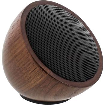 InLine WOODWOOM Walnuss-Holz, Bluetooth Lautsprecher 