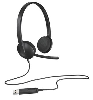 Logitech H340 USB, Headset, On-Ear, PC 