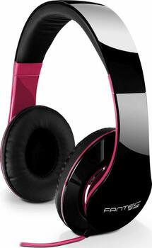 Fantec SHP-250AJ-TQ schwarz/pink, Kopfhörer On-Ear 