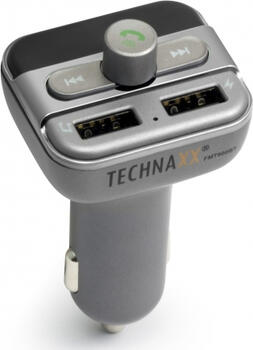 Technaxx FMT900BT FM Transmitter inkl. Freisprechfunktion Integrierter MP3-Player, mit Ladefunktion