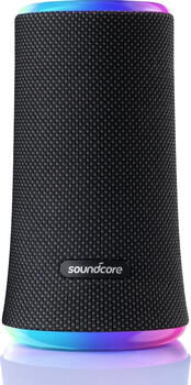 Anker SoundCore Flare schwarz Bluetooth-Lautsprecher,  12W RMS, integriertes Mikrofon, Lichteffekte, App-Steuerung