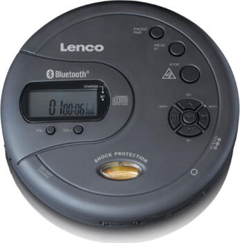 LENCO CD-300, CD-MP3-Player Mit Anti-Shock, Bluetooth schwarz
