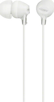 Sony MDR-EX15AP weiß, Kopfhörer Mikrofon, In-Ear