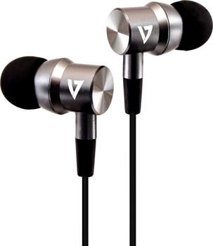 V7 HA111-3EB silber, Ohrhörer In-Ear 