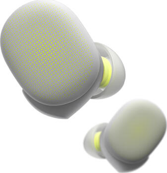 Amazfit Powerbuds gelb, Bluetooth Kopfhörer kabellose Earbuds mit Herzfrequenzüberwachung