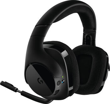 Logitech G533, 7.1 USB schwarz, Wireless Gaming Headset, Kopfhörer Over-Ear