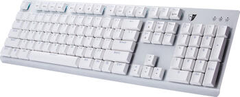 Tesoro GRAM Spectrum RGB&comma; weiss USB Gaming Tastatur &plus; Magnetisches Cover-Set