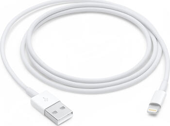 1m Apple Lightning auf USB Kabel weiß, bulk 