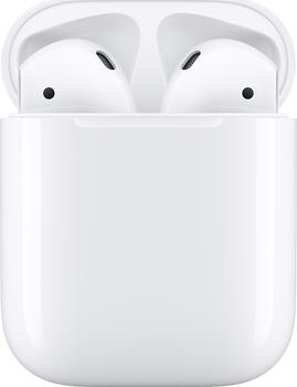 Apple AirPods weiss mit Ladecase [2019] Bluetooth Ohrhörer abgestimmt auf Apple Produkte