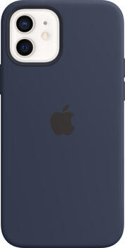 Apple Silikon Case mit MagSafe für iPhone 12/ iPhone 12 Pro dunkelmarine