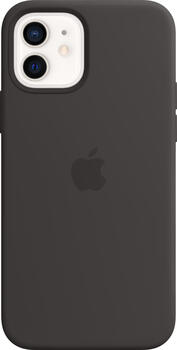 Apple Silikon Case mit MagSafe für iPhone 12/ iPhone 12 Pro schwarz