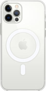 Apple Silikon Case mit MagSafe für iPhone 12/ iPhone 12 Pro transparent