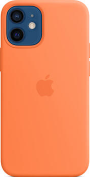 Apple Silikon Case mit MagSafe für iPhone 12 Mini Kumquat 