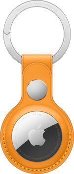 Apple AirTag Schlüsselanhänger aus Leder California Poppy 