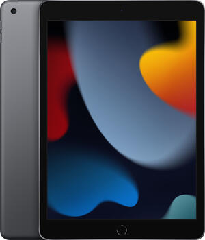Apple iPad 9 64GB, Apple A13 Bionic (iGPU), 10.2 Zoll, 2160x1620, 265ppi, Multi-Touch, IPS, 500cd/m², fettabweisend