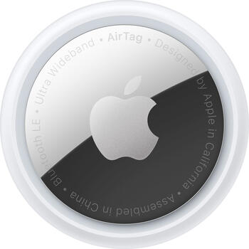 4er-Pack Apple AirTag weiß/silber, Bluetooth, UWB,