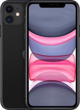 Apple iPhone 11 128GB schwarz, 6.1 Zoll, 12.0MP, 4GB, 128GB, Apple Smartphone