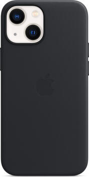 Apple Leder Case mit MagSafe für iPhone 13 Mini Mitternacht 