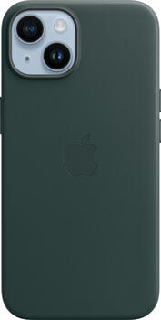 Apple Leder Case mit MagSafe für iPhone 14 waldgrün 