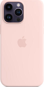 Apple Silikon Case mit MagSafe für iPhone 14 Pro Max kalkrosa
