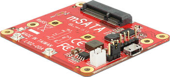 Delock Konverter Raspberry Pi USB Pfostenstecker > mSATA 6 Gb/s