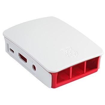 Raspberry Pi Gehäuse für Modell 2 und 3 weiß Offizielles Raspberry Pi Gehäuse