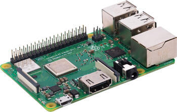 Raspberry Pi 3 Modell B+, 4x 1.40GHz, 1GB RAM, 64-Bit 