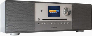 Block SR-100 Multiroom, Special Silver Edition UKW, DAB+, Internetradio, USB, LAN, WLAN, Bluetooth, 2x 20 Watt