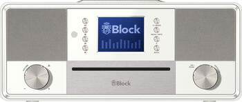 Block SR-50 Smart-Radio mit CD Player, weiss CD, DAB+, Internet-Radio, UKW, Verstärker, Netzwerkplayer