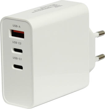 Ersatznetzteil QC USB-C PD Netzteil Power Supply 65 Watt 1x USB Typ-A QC, 2x USB Typ-C ALLNET