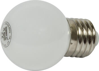 Synergy 21 LED Retrofit E27/ G45 Tropfenlampe kalt weiss 1 Watt für Lichterkette