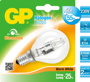 GP Lighting Halogen Mini Globe E14 46W 