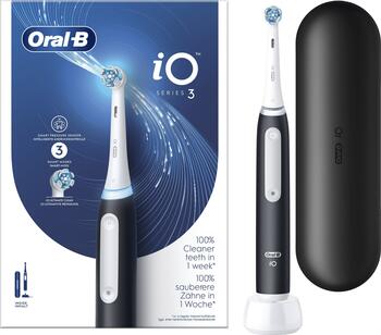 Oral-B iO Series 3, mattschwarz, mit Etui