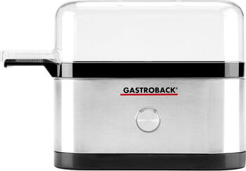 Gastroback Design 42800 Eierkocher für 1-3Eier 280Watt Edelstahl