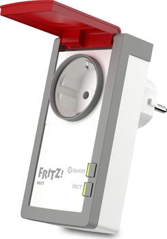 AVM FRITZ!DECT 210 Funksteckdose Outdoor für SmartHome mit Strommessfunktion, perfekt für Balkonkraftwerke