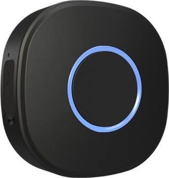 Shelly Button 1 schwarz, ohne Cloud nutzbar per App steuerbar (Android, iOS), Amazon Alexa, Google Assis
