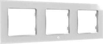 Shelly Wall Frame 3W, Wandtaster Rahmen 3-fach Weiß