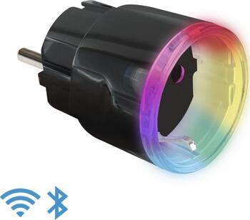 Shelly Plus Plug S Steckdose, Bluetooth 4.2, MQTT, schwarz Nächste Generation mit mehrfarbiger LED-Anzeige