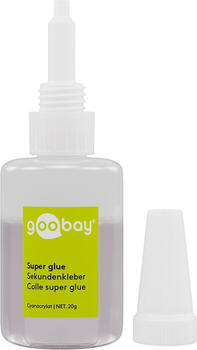 20g Sekundenkleber Flasche, goobay geeignet für viele Untergründe 20g Sekundenkleber Flasche, goobay geeignet für viele Untergründe