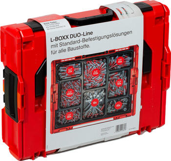 833x fischer L-BOXX 102 DuoLine, L-BOXX+Dübel 