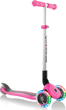Globber Primo Lights Scooter neon pink 
