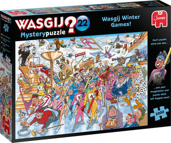 Jumbo Wasgij - Mystery Winter Games! klassisches Puzzle, 1000-Teile