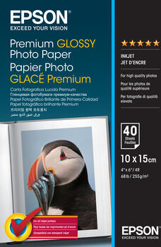 Epson Fotopapier 10x15cm, 255g/m², 40 Blatt 