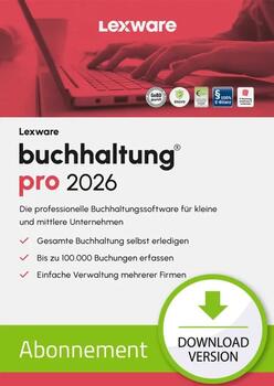Lexware buchhaltung pro 2026 - Abonnement, (ESD) Download Lexware buchhaltung pro 2026 - Abonnement, (ESD) Download