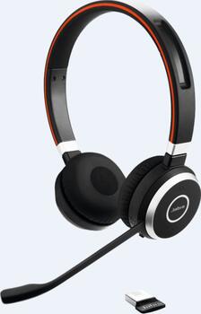 Jabra Evolve 65 SE MS Stereo inkl. Ladestation, Kopfhörer On-Ear, USB, Microsoft Teams, Skype for Business