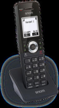 Snom M10 Office Handset DECT-Telefon Anrufer-Identifikation Schwarz