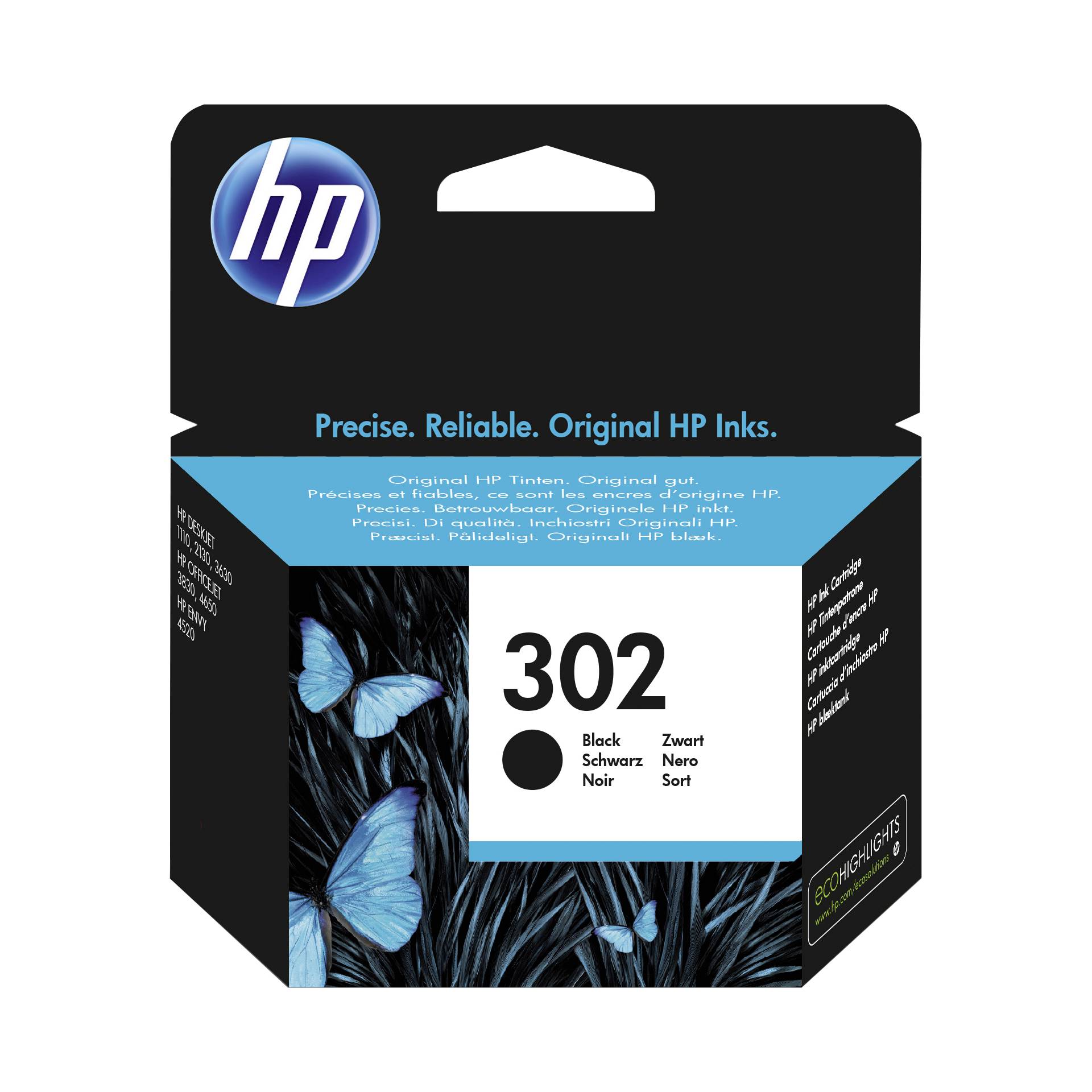 HP Druckkopf mit Tinte Nr 302 schwarz 