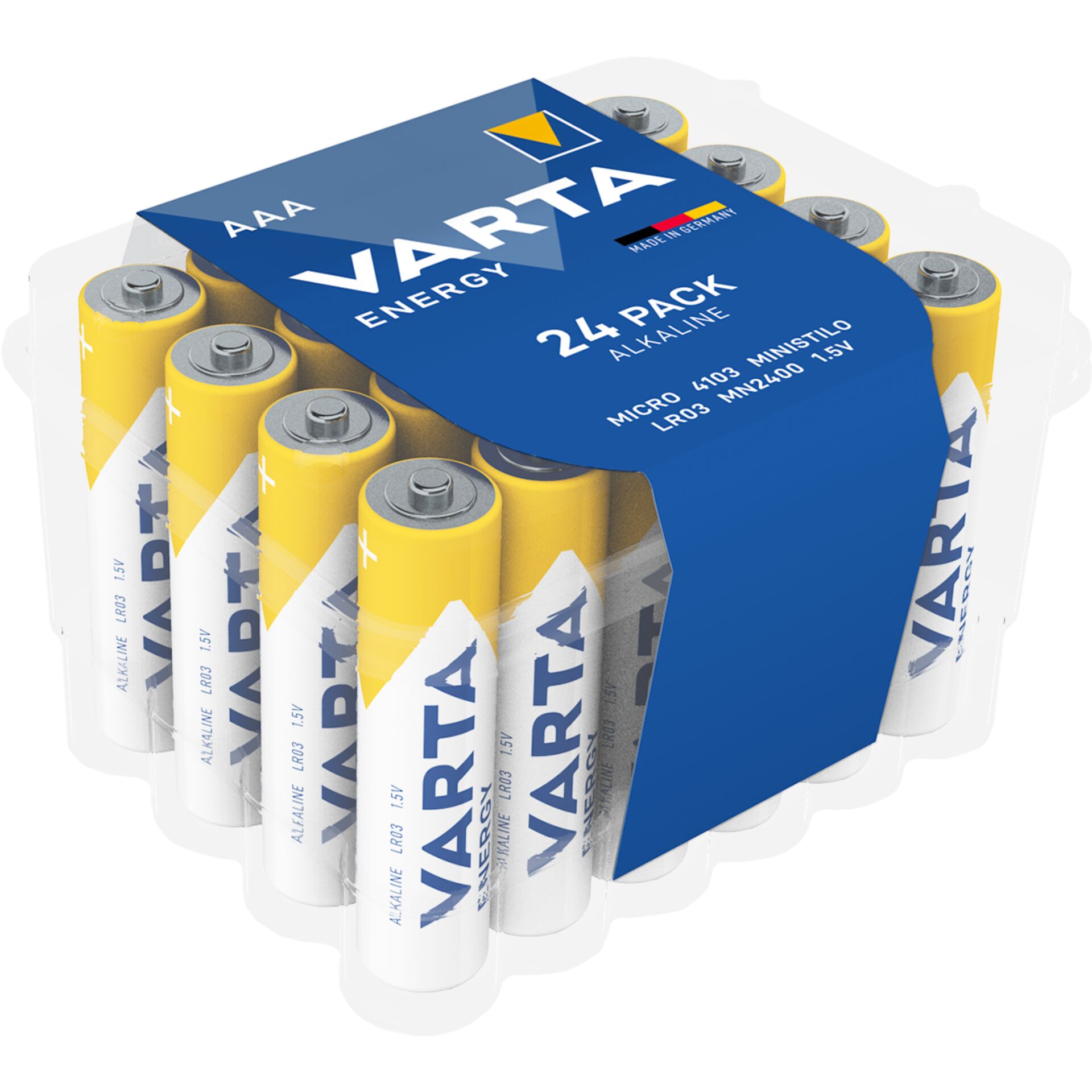 Varta Alkaline, AAA, 24 pack Einwegbatterie Alkali