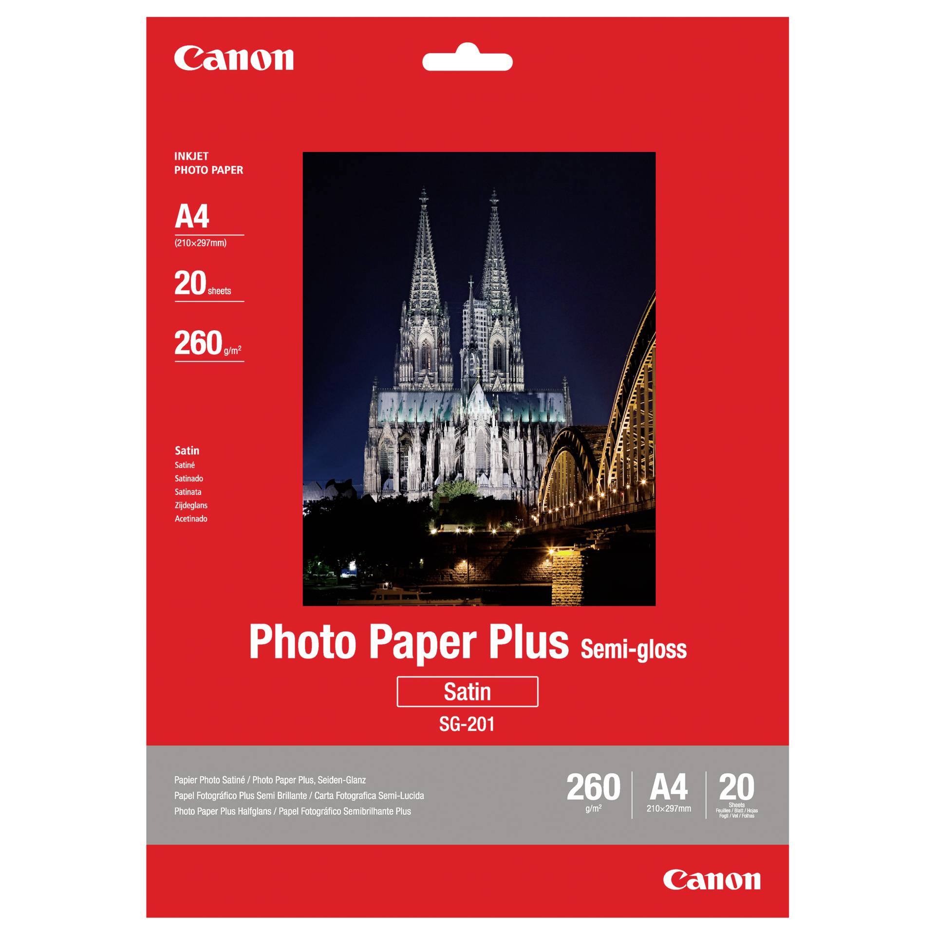 CANON SG-201 Fotopapier Plus A4 
